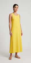 Vestido largo básico sin mangas