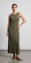 Vestido largo básico sin mangas